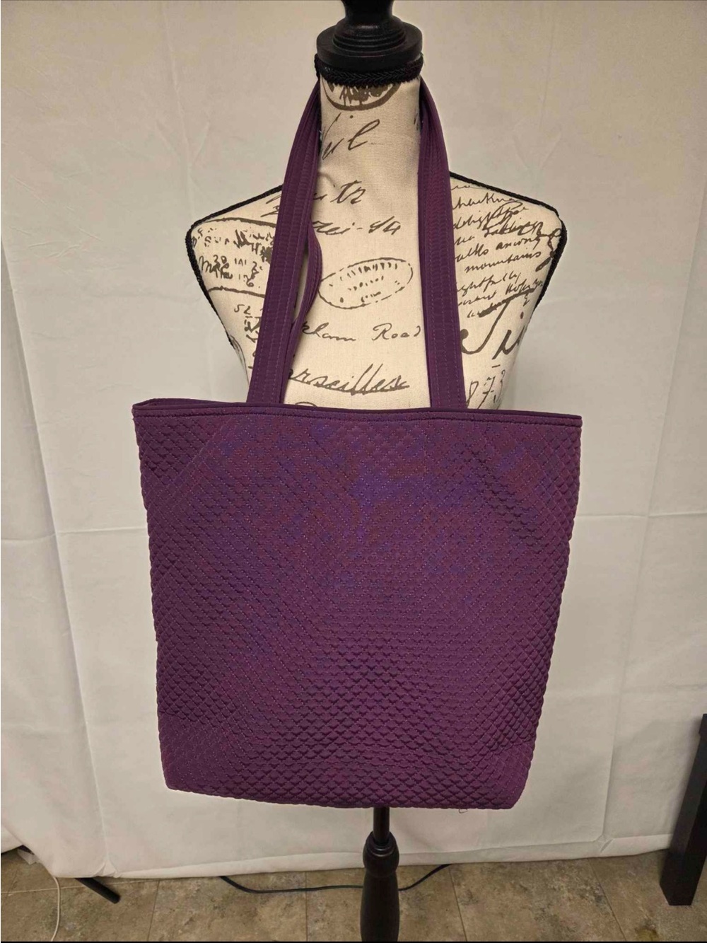 Vera Bradley Purple Quilted Tote